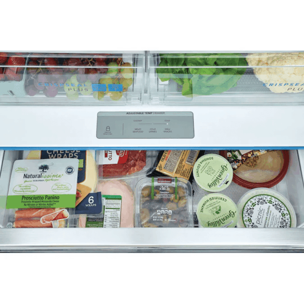 Gallery Standard-Depth 27.8-Cu Ft 3 -Door French Door Refrigerator with Dual Ice Maker with Water and Ice Dispenser ( Fingerprint Resistant Stainless Steel ) ENERGY STAR Certified - Image 8