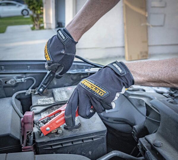 General Utility Work Gloves GUG, All-Purpose, Performance Fit, Durable, Machine Washable (1 Pair) Black - Image 6