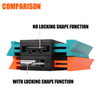 Contour Gauge Duplication-Adjustable Lock-Precisely Copy Irregular Shape-Irregular Woodworking Tracing-Must Have Tool for DIY Handyman Men Husband Dad 10 Inch+5 Inch - Image 8
