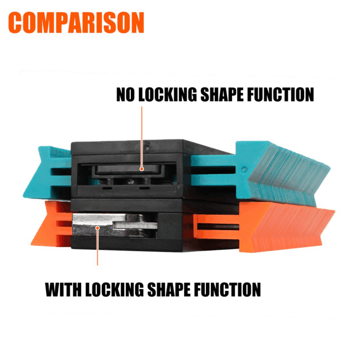 Contour Gauge Duplication-Adjustable Lock-Precisely Copy Irregular Shape-Irregular Woodworking Tracing-Must Have Tool for DIY Handyman Men Husband Dad 10 Inch+5 Inch - Image 8