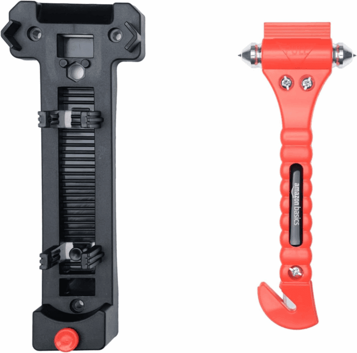 Emergency Seat Belt Cutter and Window Hammer Tool, Car Accessories, 2 Pack, - Image 5