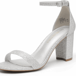 Women'S Chunk Low Heel Pump Sandals