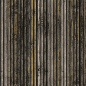 28-In X 28-In Embossed Charcoal, Beige, Yellow Polyurethane Wall Panel Wood