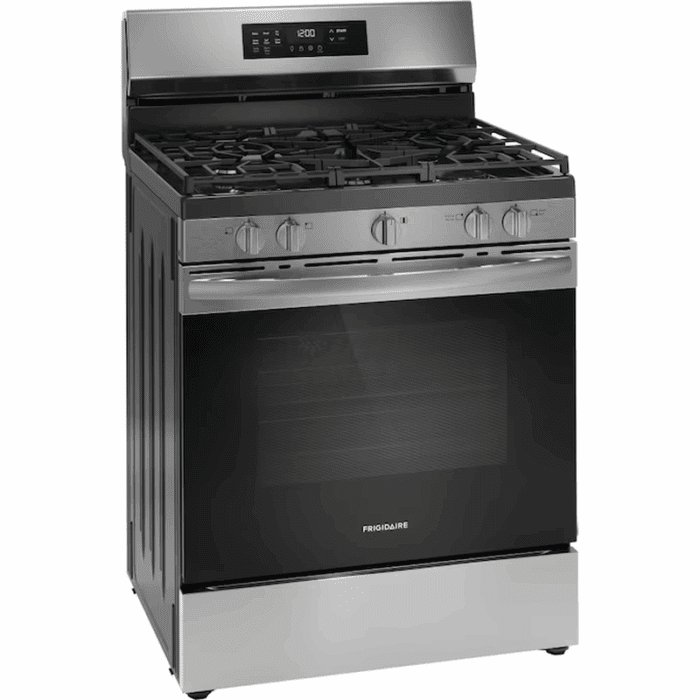 30-In 5 Burners 5.1-Cu Ft Air Fry Convection Oven Freestanding Natural Gas Range ( Stainless Steel ) - Image 10