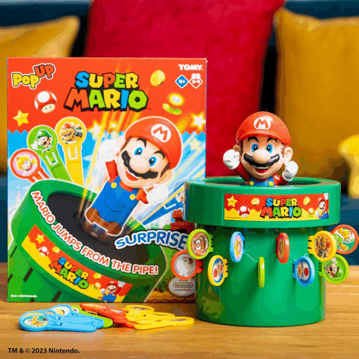 Pop up Super Mario Board Game - Family and Preschool Kids Games for Family Game Night - Kids Activities and Super Mario Toys - Girls and Boys Games - 2-4 Players - Ages 4 Years and Up - Image 7
