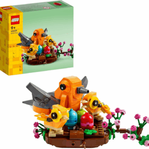 Bird’S Nest Building Toy Kit, Seasonal Display for a Table or Shelf, Fun Build for Kids Ages 9 and Up, 40639