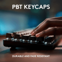 413 SE Full-Size Mechanical Gaming Keyboard - Backlit Keyboard with Tactile Mechanical Switches, Anti-Ghosting, Compatible with Windows, Macos - Black Aluminum - Image 3