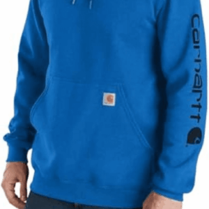 Men'S Loose Fit Midweight Logo Sleeve Graphic Sweatshirt Closeout