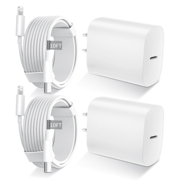 Phone 14 13 12 11 Fast Charger,10Ft Long Fast Charging Lightning Cable with 20W USB C Charger Block for Iphone 14/14 Pro Max/13/13 Pro Max/12/12 Pro Max/11/11Pro/Xs/Max/Xr/X,Ipad