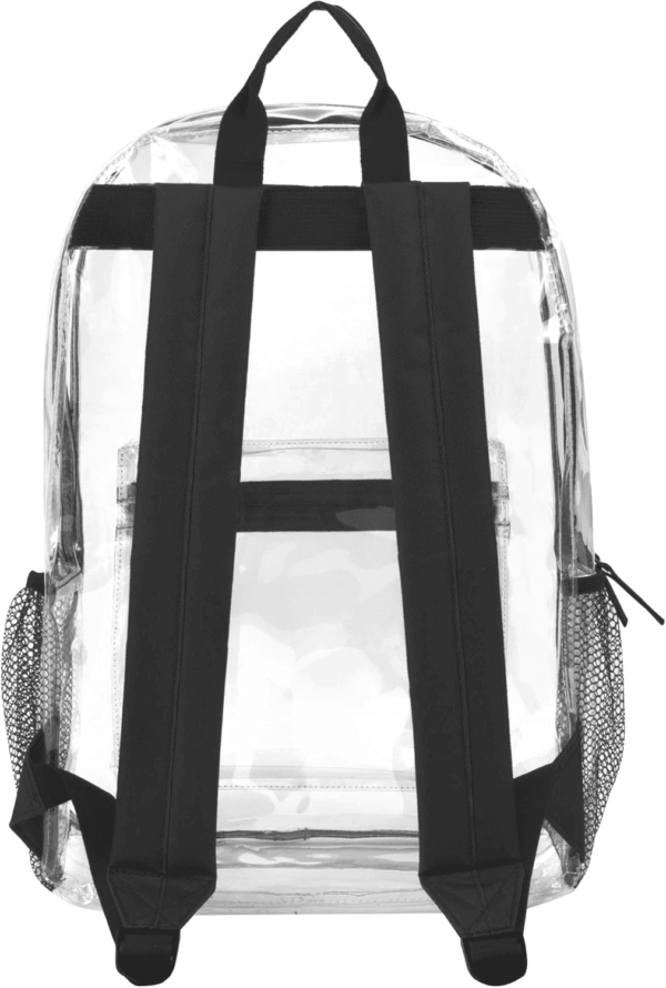 Clear Backpack Heavy Duty with Padded Straps, Side Pockets for Kids, Boys, Girls, School, Stadium Approved Events - Image 5