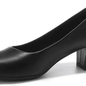 2 Inch Low Block Heel Pumps for Women round Closed Toe Chunky Heels Comfortable Dress Shoes Office Work Formal