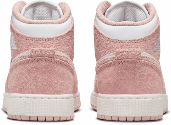Air Jordan 1 Mid SE Big Kids' Shoes (FN7432-161, White/Sail/Legend Pink) Size 3.5 - Image 5