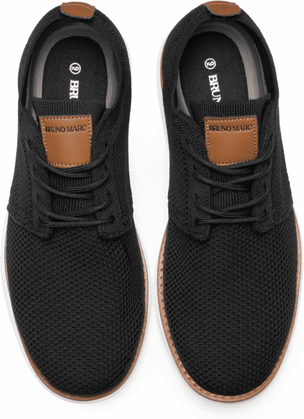 Men'S Knitflex Breeze Mesh Sneakers Oxfords Lace-Up Lightweight Casual Walking Shoes - Image 4