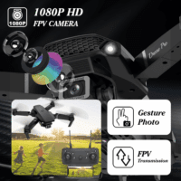 Drone with 1080P Camera for Kids, Foldable Mini Drone for Kids Boys Beginners, 2 Batteries, Toys Drone, Gestures Selfie, One Key Start, 360° Flips, Toy Gifts for Boys Black E88 - Image 2