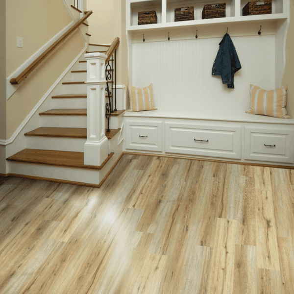 by Coretec Floors Burbank Oak Brown Wood Look 20-Mil X 7-In W X 48-In L Waterproof and Water Resistant Interlocking Luxury Vinyl Plank Flooring ( 16.54-Sq Ft Carton ) - Image 2