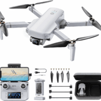 HS360E GPS EIS Drones with Camera for Adults 4K, 249G FAA Compliant Lightweight Foldable FPV RC Quadcopter Drone with 1200W Sensor, 20000Ft Range, Auto Return, Follow Me, Upgraded HS360S