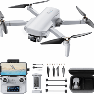 HS360E GPS EIS Drones with Camera for Adults 4K, 249G FAA Compliant Lightweight Foldable FPV RC Quadcopter Drone with 1200W Sensor, 20000Ft Range, Auto Return, Follow Me, Upgraded HS360S