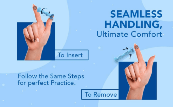 Portable Soft Contact Lens Removal & Insertion Tool - Silicone Rubber Eye Lens Inserter & Remover Device with Pincher End & Finger Grips - Safe & Easy to Use, Travel Size – 1.75" - Image 8