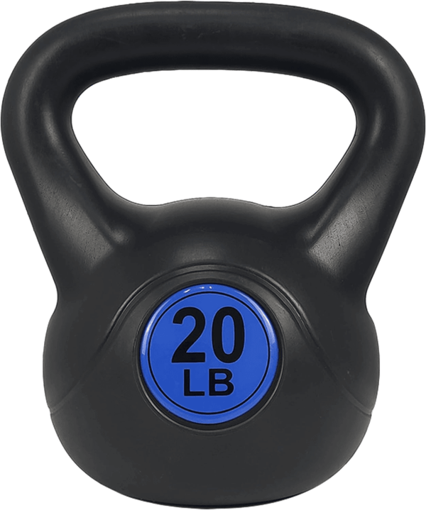 ​Wide Grip 3-Piece Kettlebell Exercise Fitness Weight Set, Include 5 Lbs, 10 Lbs, ​15 Lbs​ and 20 Lbs, Set of 3 or Set of 4 - Image 2