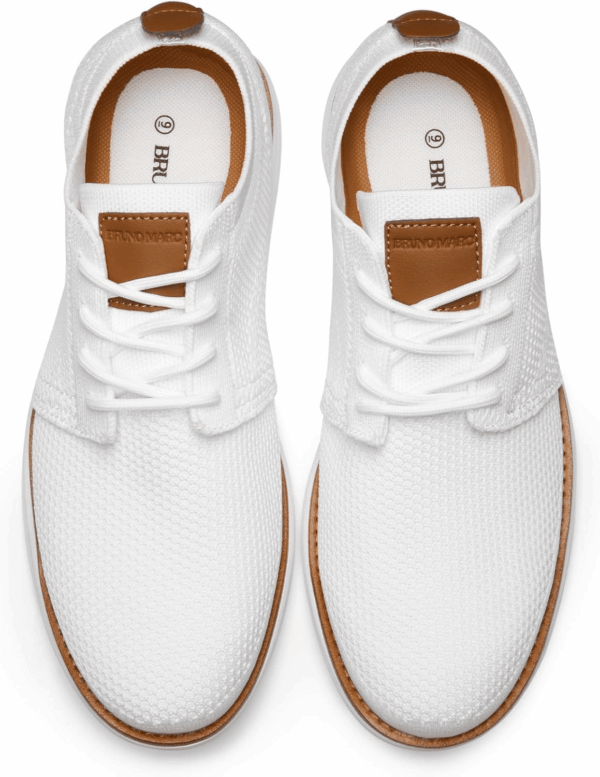 Men'S Knitflex Breeze Mesh Sneakers Oxfords Lace-Up Lightweight Casual Walking Shoes - Image 4