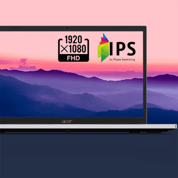 Aspire 3 A315-24P-R7VH Slim Laptop | 15.6" Full HD IPS Display | AMD Ryzen 3 7320U Quad-Core Processor | AMD Radeon Graphics | 8GB LPDDR5 | 128GB Nvme SSD | Wi-Fi 6 | Windows 11 Home in S Mode - Image 3