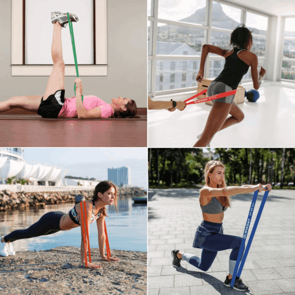Resistance Bands, Pull up Bands, Workout Bands for Exercise, Thick Heavy Resistance Band Set with Door Anchor, Elastic Bands for Body Stretching, Crossfit Training at Home/Gym Men & Women Women - Image 7