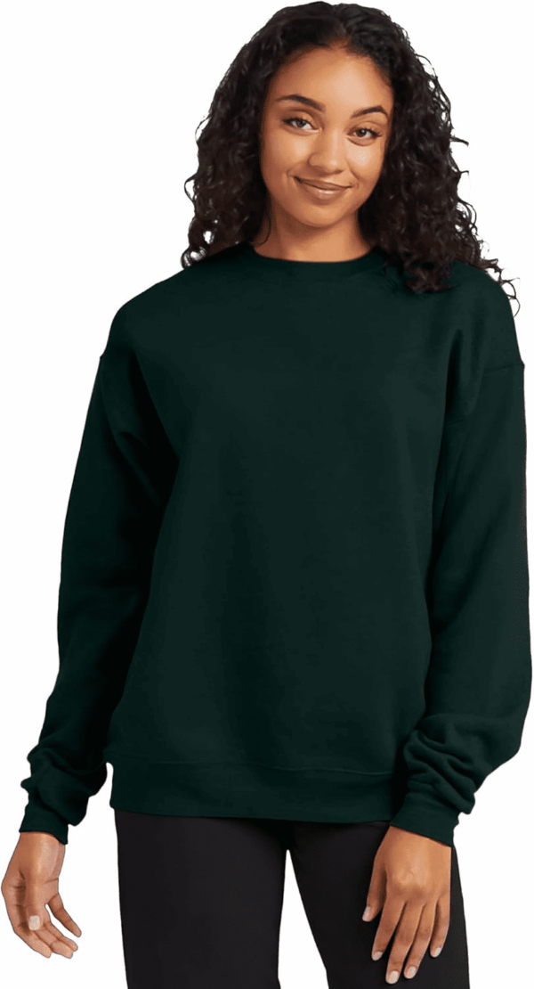 Men'S Ecosmart Fleece, Pullover Crewneck Sweatshirt, 1 or 2 Pack - Image 3