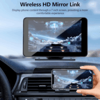 Apple Carplay Screen for Car, 7" HD Portable Car Stereo Touch Screen with Wireless Android Auto, Backup Camera, Car Audio Receivers with Voice Control, Mirror Link, Bluetooth, GPS Navigation - Image 6