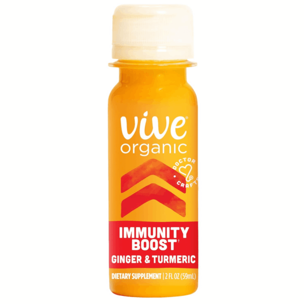 Immunity Boost Original (2 Oz) Immunity Wellness Shot with Cold-Pressed Ginger, Turmeric, Echinacea & Black Pepper - USDA Organic & No Added Sugars or Artificial Ingredients, Yellow