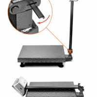 Foldable 600LB Weight Computing Postal Scale, Floor Platform Digital Scale, Accurate Warehouse Large Shipping Mailing LB/KG Calculator - Image 5