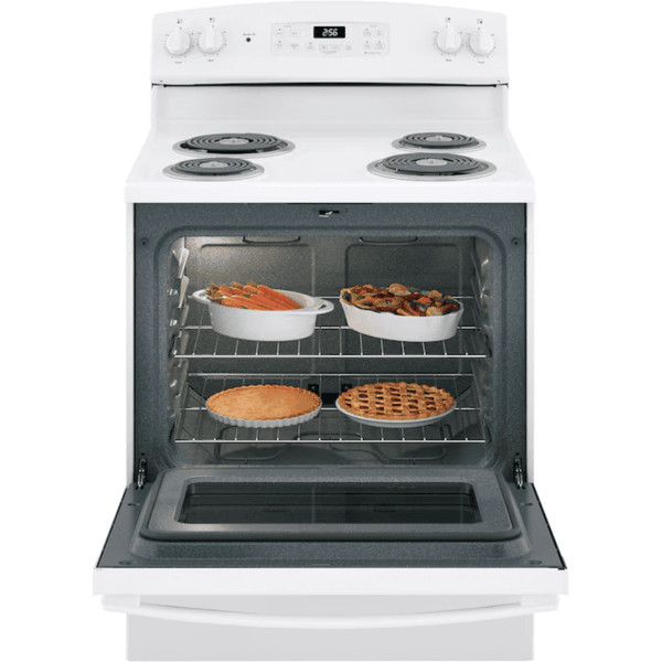 30-In 4 Burners 5.0-Cu Ft Freestanding Electric Ran ( White ) - Image 3