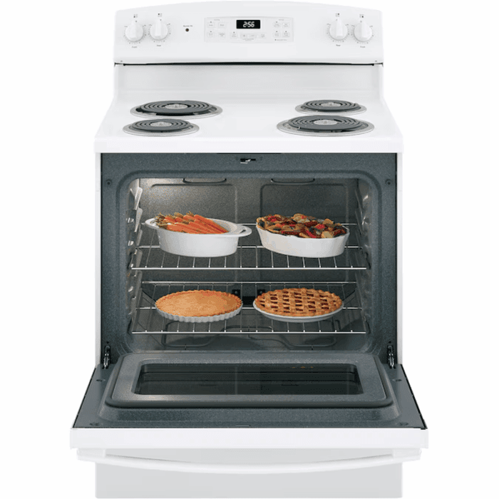 30-In 4 Burners 5.0-Cu Ft Freestanding Electric Ran ( White ) - Image 3