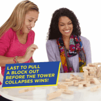 Jenga Game | the Original Wood Block Game with Genuine Hardwood Blocks | Stacking Tower Game | Ages 6+ | 1 or More Players | Party Games for Kids | Family Games - Image 6