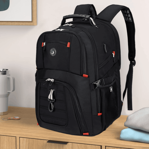 Extra Large 50L Travel Laptop Backpack with USB Charging Port, College Backpack Airline Approved Business Work Bag Fits 17 Inch Computer for Men Women - Image 2