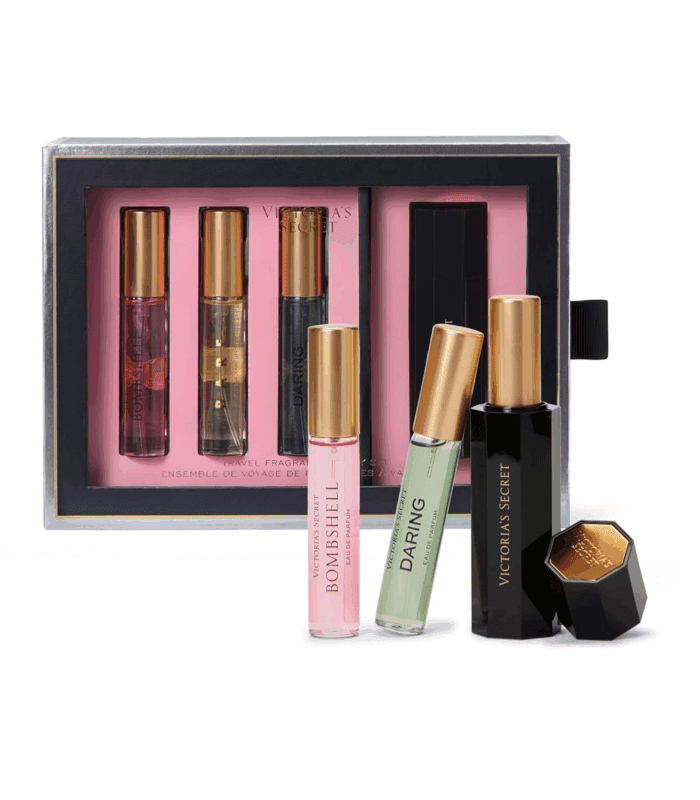 Travel Fragrance Spray Gift Set, Bombshell, Bare & Daring, Assorted Scents