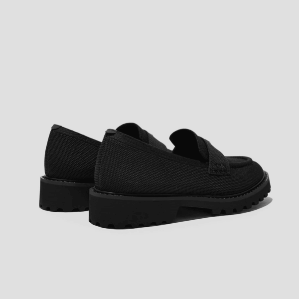 Francesca Women'S Loafers, Waterproof Round-Toe Platform Chunky Heel Loafers Black - Image 5