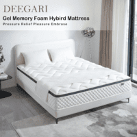 Twin Mattress,10 Inch Twin Size Mattress in a Box,Gel Memory Foam and Innerspring Hybrid Mattress with Individual Pocket Spring for Motion Isolation,Pressure Relief,Medium Firm Feel - Image 3
