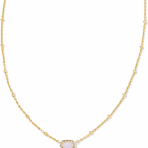 Mini Elisa 14K Gold-Plated Satellite Short Pendant Necklace, Fashion Jewelry for Women