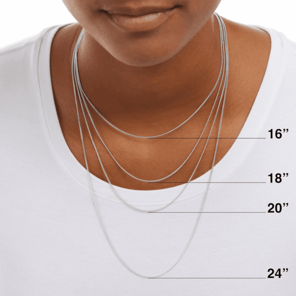 Sterling Silver Thin 0.8Mm Box Chain Necklace | Available in Yellow Gold or Silver | 16", 18", 20", 24", or 30" (Previously Amazon Collection) - Image 4