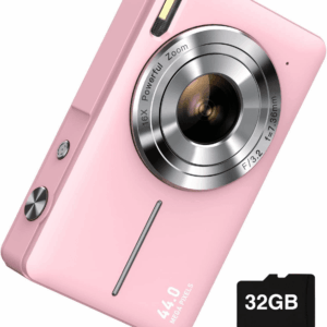 Digital Camera, FHD 1080P Camera, Digital Point and Shoot Camera with 16X Zoom anti Shake, Compact Small Camera for Boys Girls Kids