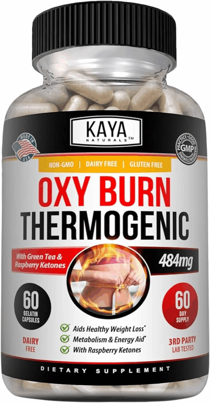 Supreme Fat Burner - Weight Loss Pills Women & Men - Appetite Suppressant Supplement - Powerful Thermogenic Diet Pills - Natural Energy Boost Oxy Burn 60 Count