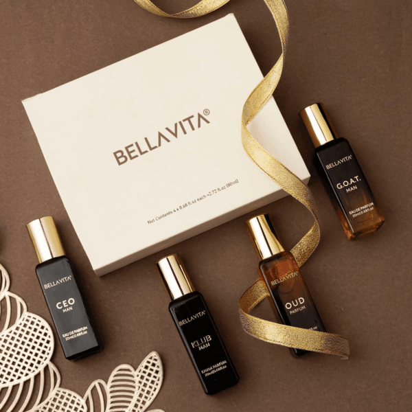 Bellavita Luxury Perfume for Men Gift Set (4 X 20Ml) | Gifts for Men | Fragrance Includes KLUB, OUD, CEO, GOAT Perfumes | Masculine, Woody, Citrusy, and Aromatic Perfumes Fragrance for Men - Image 6