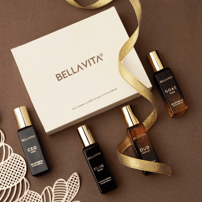 Bellavita Luxury Perfume for Men Gift Set (4 X 20Ml) | Gifts for Men | Fragrance Includes KLUB, OUD, CEO, GOAT Perfumes | Masculine, Woody, Citrusy, and Aromatic Perfumes Fragrance for Men - Image 6