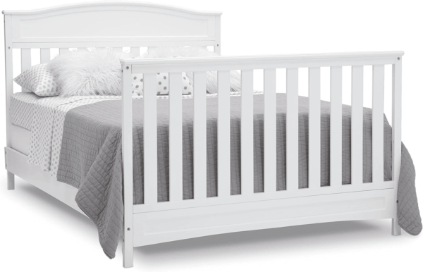 Emery 4-In-1 Convertible Baby Crib - Greenguard Gold Certified, White - Image 11