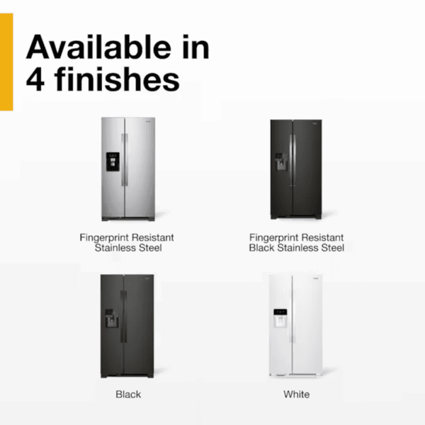 in Door Can Caddy 21.4-Cu Ft Side-By-Side Refrigerator with Ice Maker ,Water and Ice Dispenser ( Fingerprint Resistant Stainless Steel ) - Image 15