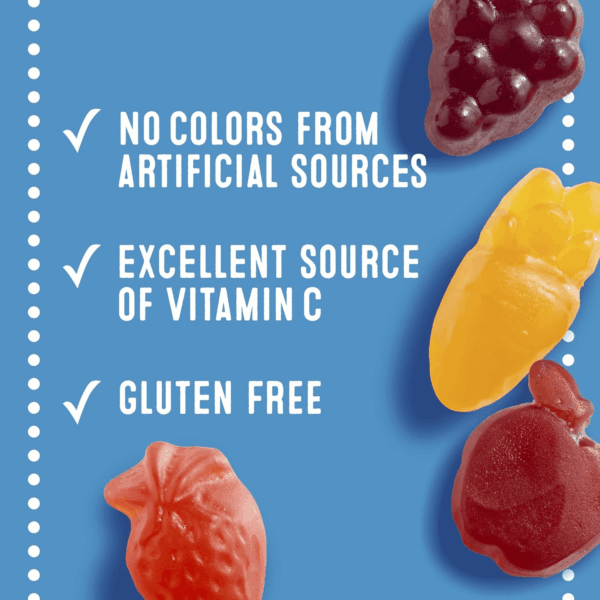 Fruit Flavored Snacks, Easter Basket Stuffers, Assorted Fruit, Gluten Free, Family Pack, 40 Ct, 32 Oz - Image 5