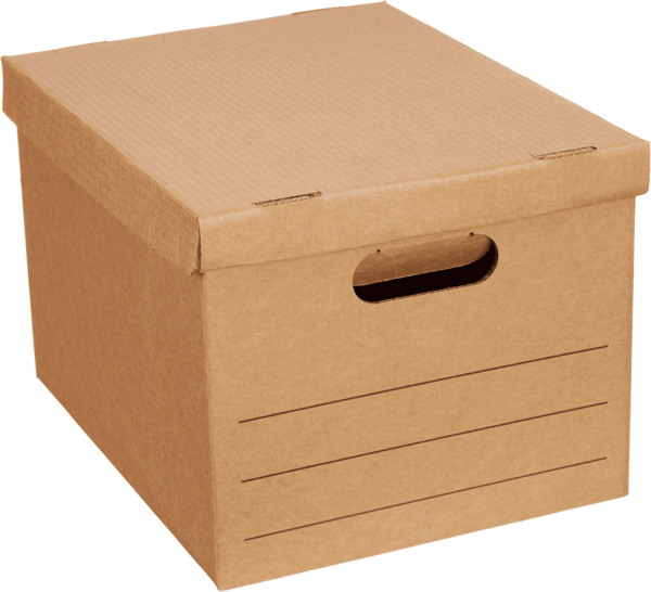 Moving Boxes with Handles and Lids for Packing, 20 Pack, Small, Brown, 15 X 10 X 12 Inches