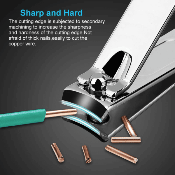 Nail Clippers Set Fingernail and Toenail Clipper Cutters, Manicure Pedicure Kit 18 Pieces Stainless Steel Professional Grooming Kits, Nail Care Tools with Luxurious Travel Case - Image 7
