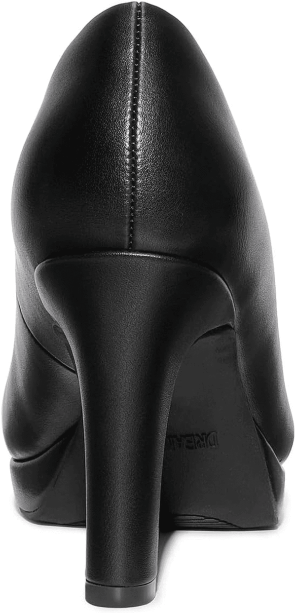 Women'S Pumps Close Toe Low Heels Platform Heels Comfortable Office Work Dress Shoes for Women - Image 3