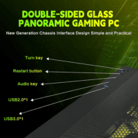 Gaming PC Desktop,Prebuilt Gaming Computer With,Amd Ryzen 7 5700X 3.4Ghz,Rtx4060 8GB GDDR6,32GB DDR4 RAM 3200Mhz,1Tb NVME SSD,ARGB Cooling Fan,Supply Wifi Support - Image 6